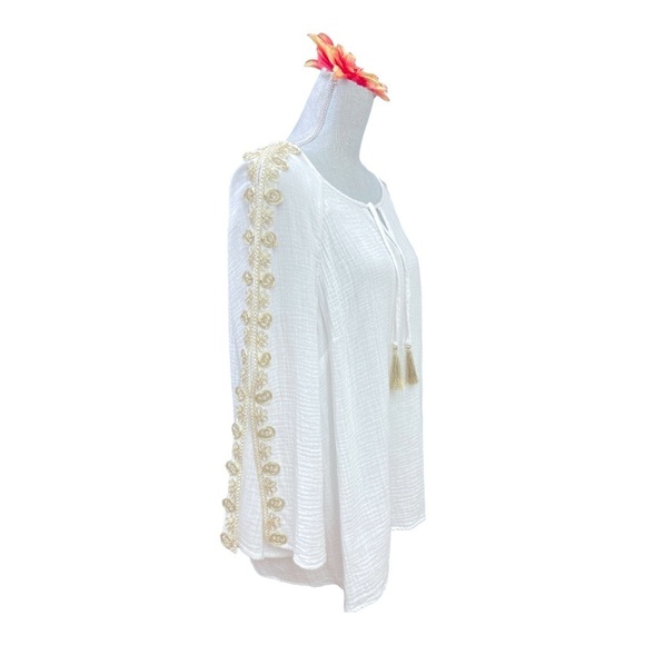 JM COLLECTION
Embroidered Shoulder Tassel
Top XL - Picture 3 of 11